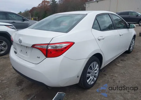 2014 Toyota Corolla Le from USA, damaged, VIN 2T1BURHE4EC178198